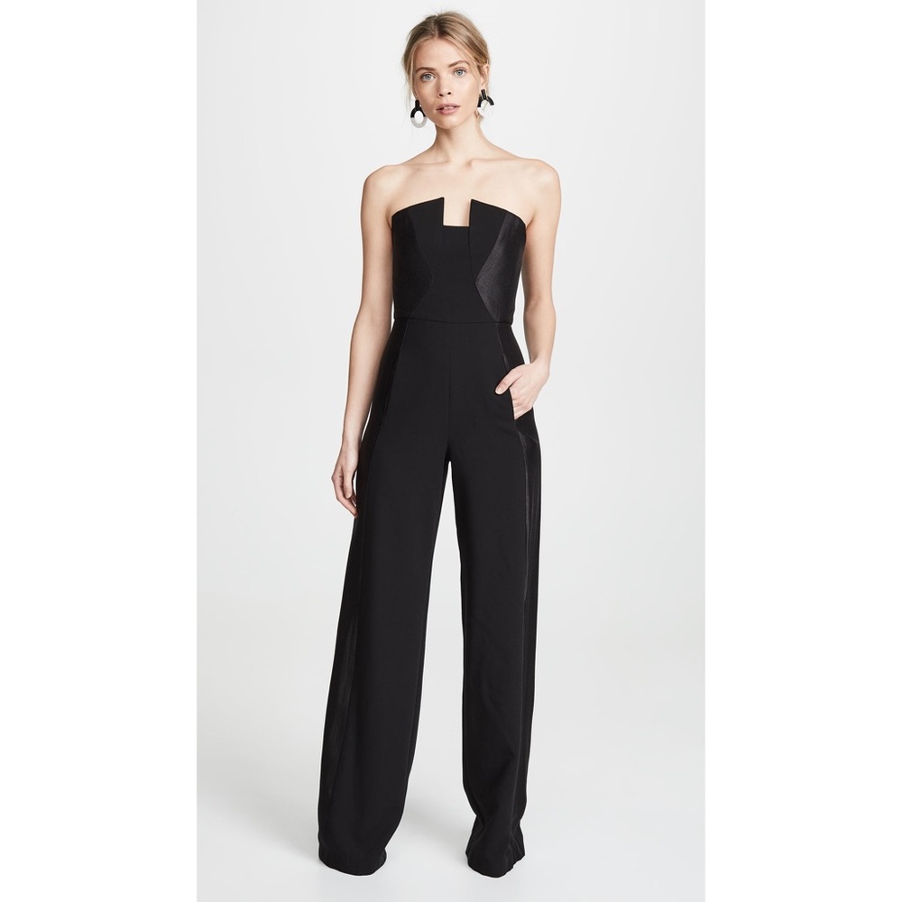 Black Halo Lena Jumpsuit Sz 4 NWOT